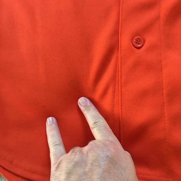 Orange SF Giants Lincecum Jersey SOLD ELSEWHERE - Picture 6 of 8